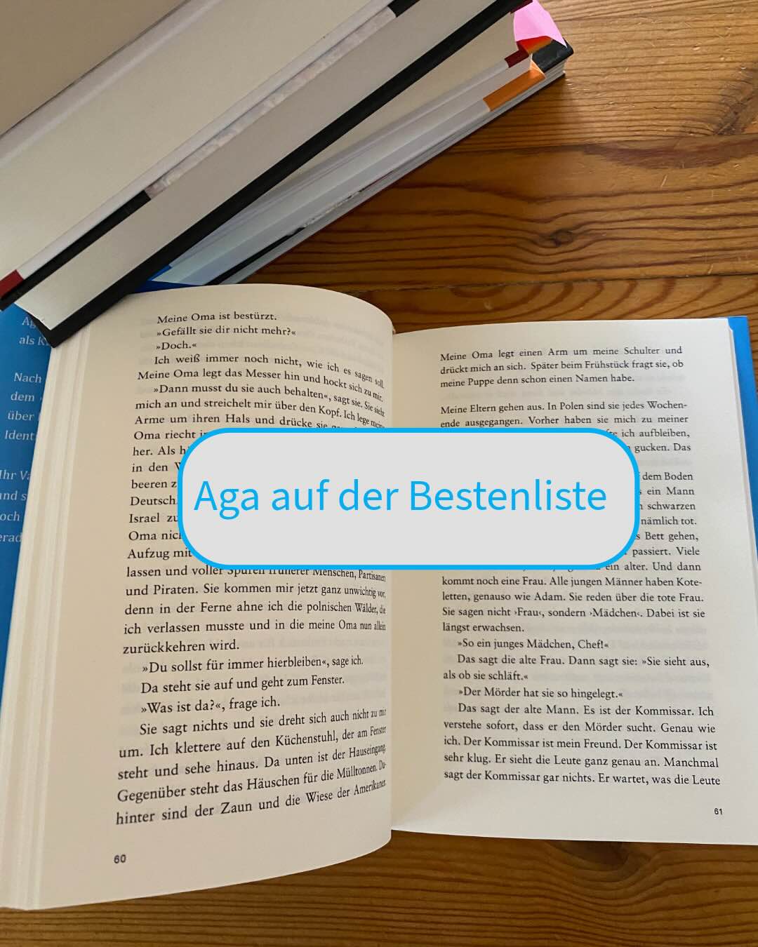 Aga auf der Bestenliste