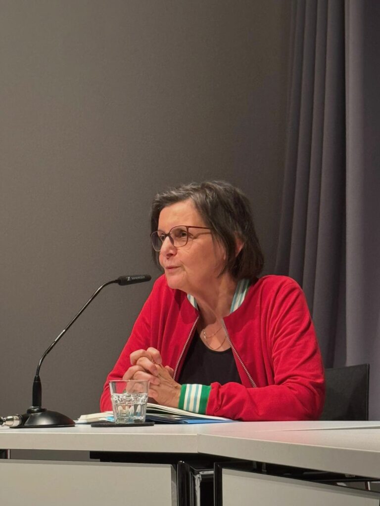 Agnieszka Lessmann im Gespräch mit dem Publikum